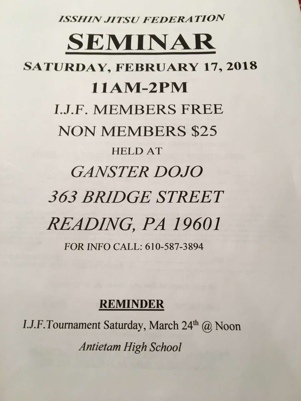 Ganster Karate System | 363 Bridge St, Reading, PA 19601, USA | Phone: (610) 587-3894