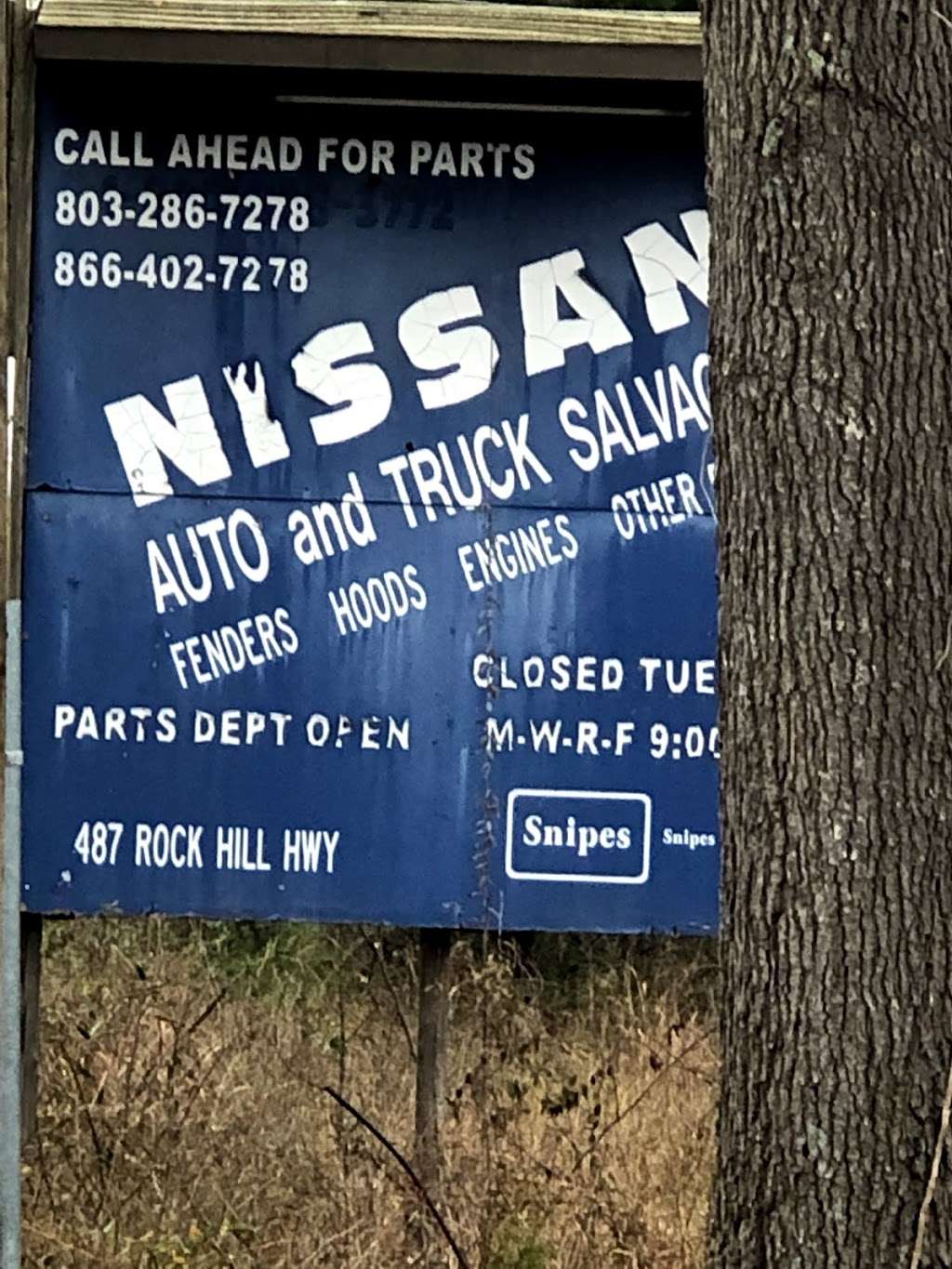 Nissan Auto And Truck Salvage - car repair  | Photo 1 of 1 | Address: 487 Rock Hill Hwy, Lancaster, SC 29720, USA | Phone: (803) 286-7278