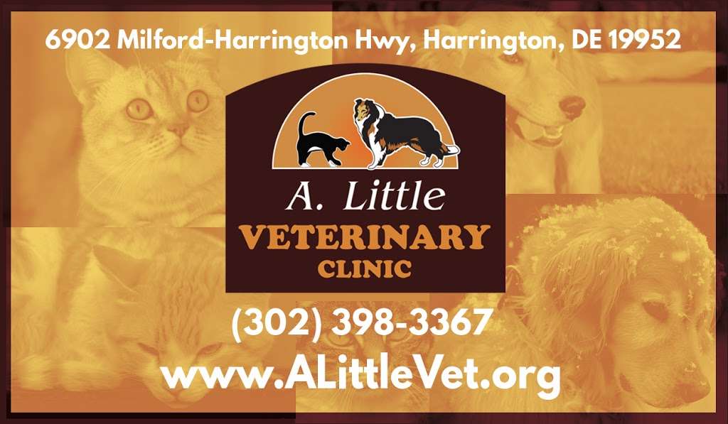 A. Little Veterinary Clinic | 6902 Milford Harrington Hwy, Harrington, DE 19952 | Phone: (302) 398-3367