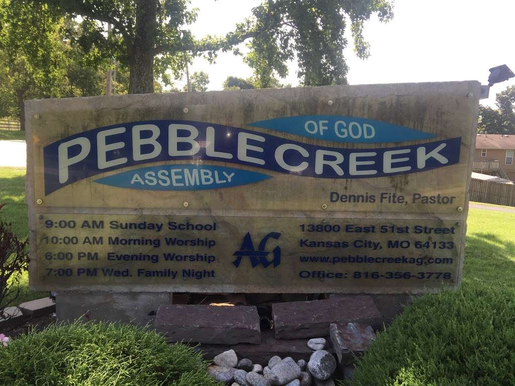 PEBBLE CREEK Assembly of God | 13800 E 51 St S, Kansas City, MO 64133, USA | Phone: (816) 356-3778