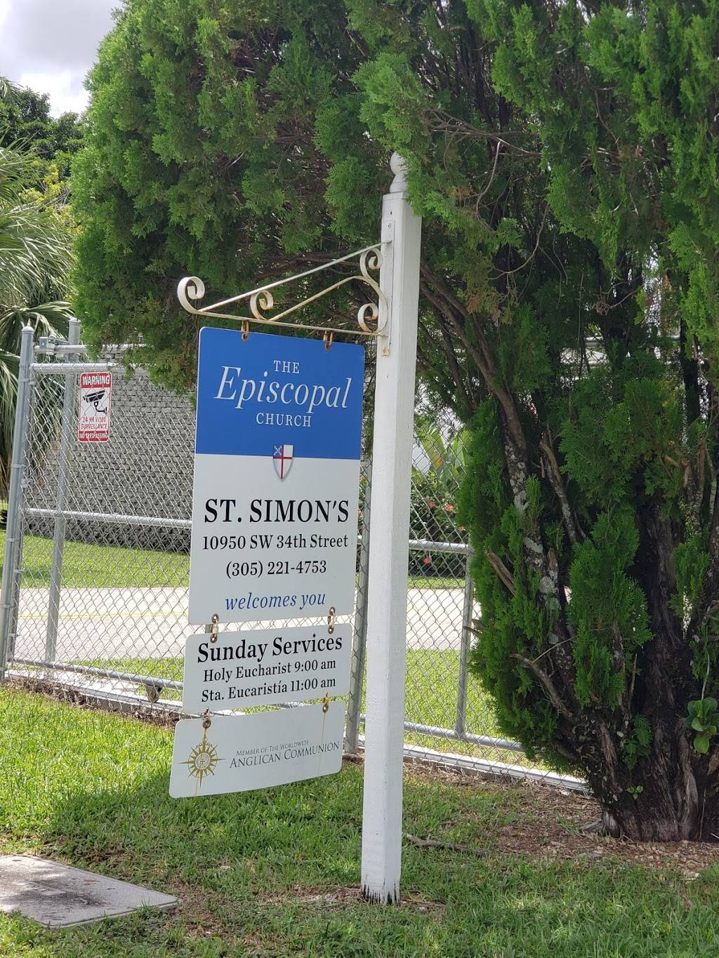 St. Simons Episcopal Church - church  | Photo 9 of 9 | Address: 10950 SW 34th St, Miami, FL 33165, USA | Phone: (305) 221-4753