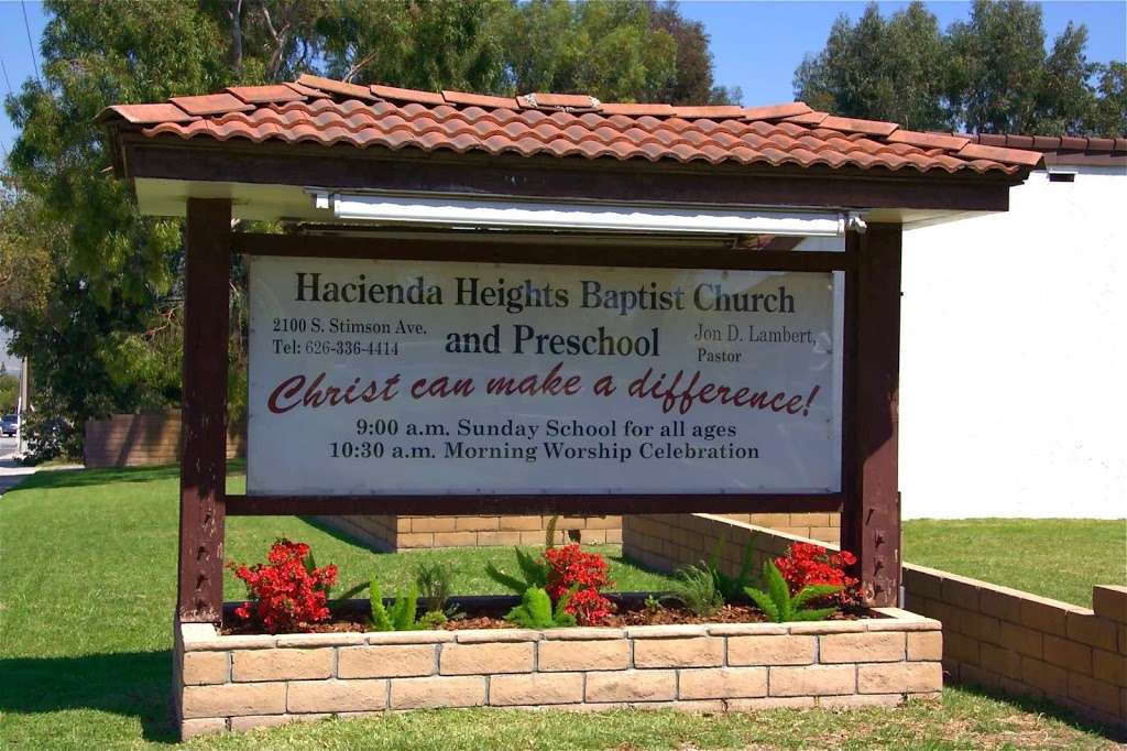 Hacienda Heights Baptist Church | 2100 S Stimson Ave, Hacienda Heights, CA 91745 | Phone: (626) 336-4414