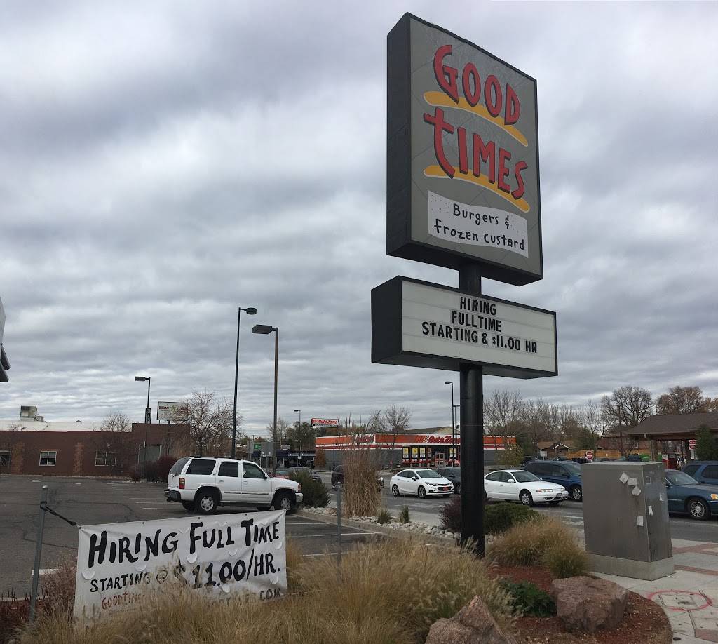 Good Times Burgers & Frozen Custard | 2095 S Broadway, Denver, CO 80210, USA | Phone: (303) 744-9711