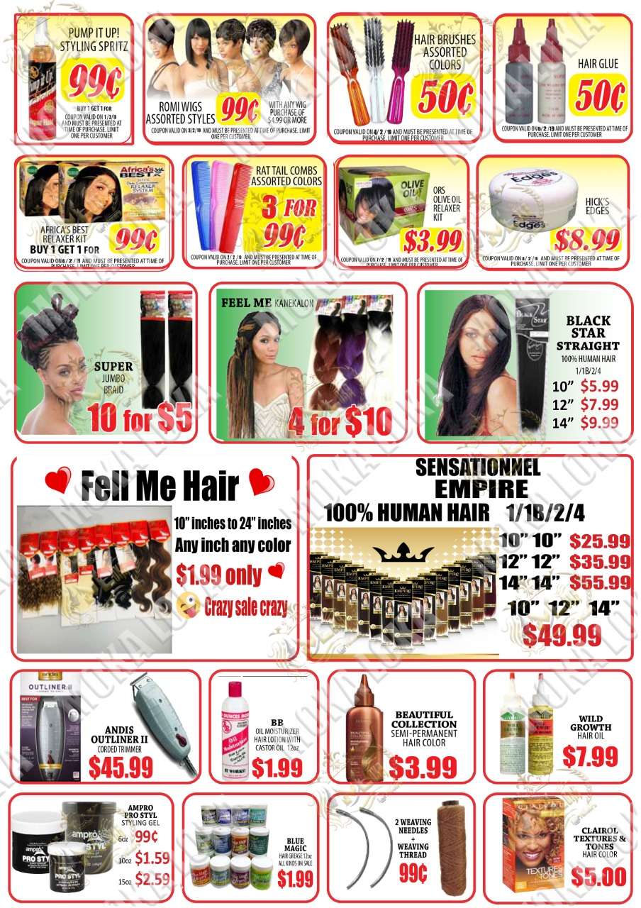 Moka Loka Beauty Supply | 7150 Chaucer Pl #104, Dallas, TX 75237 | Phone: (214) 258-5541