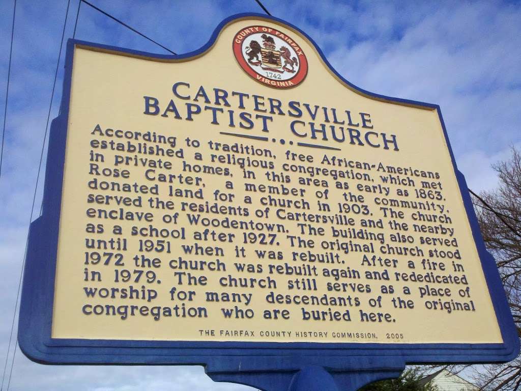 Cartersville Baptist Church | 1727 Hunter Mill Rd, Vienna, VA 22182, USA | Phone: (703) 255-7075