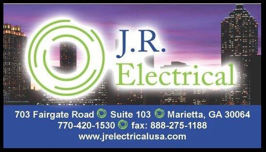 J.R. Electrical LLC | 703 Fairgate Rd SW #103, Marietta, GA 30064 | Phone: (770) 420-1530