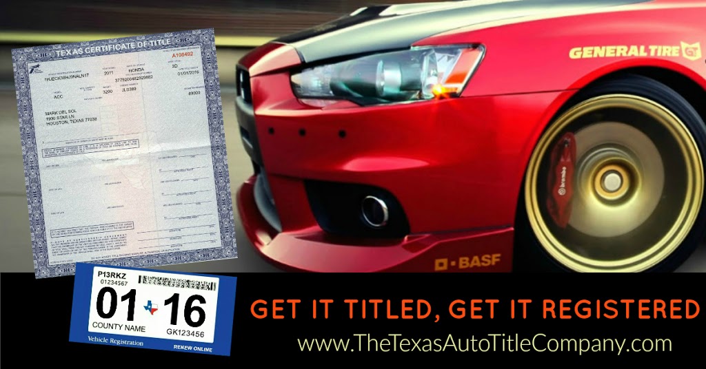 The Texas Auto Title Company | 13442 Bellaire Blvd G, Houston, TX 77083, USA | Phone: (832) 885-6112