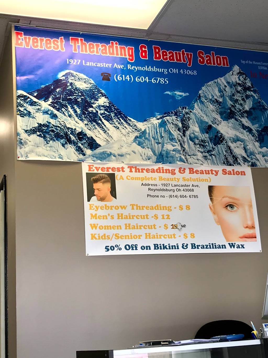 Everest Threading & Beauty Salon | 1929 (B Baltimore-Reynoldsburg Rd, Reynoldsburg, OH 43068, USA | Phone: (614) 604-6785