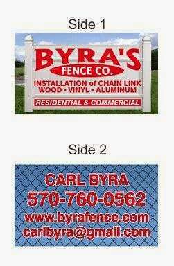 Byras Fence | 2 Joe St, Ashley, PA 18706, USA | Phone: (570) 760-0562