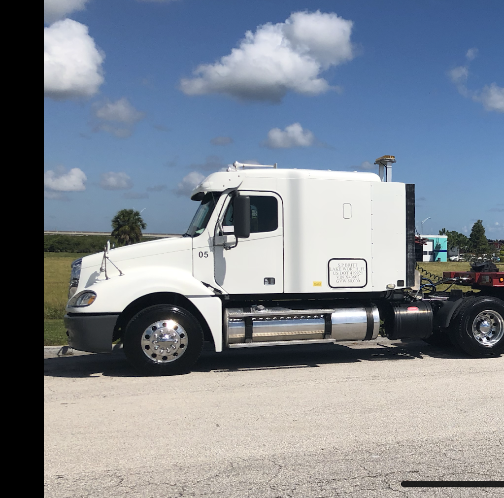 S P Britt Trucking | Lake Worth, FL 33467, USA | Phone: (561) 360-7743