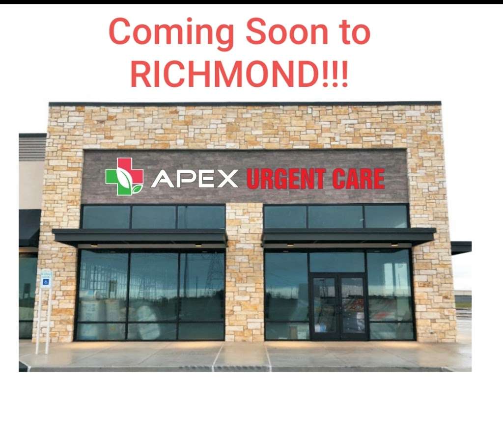 APEX Urgent Care Richmond | 4828 Waterview, Town Center Drive Suite 100, Richmond, TX 77407, USA | Phone: (832) 427-6015