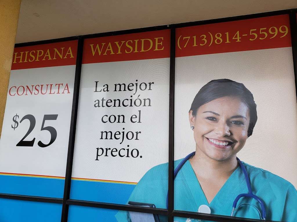 CLINICA HISPANA WAYSIDE | 2525 S Wayside Dr suite f, Houston, TX 77023, USA | Phone: (713) 814-5599