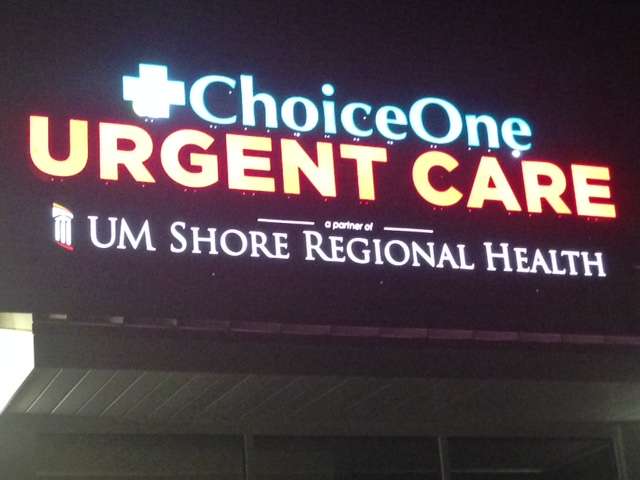 ChoiceOne Urgent Care - Easton | 28522 Marlboro Ave ste c, Easton, MD 21601, USA | Phone: (443) 746-0086