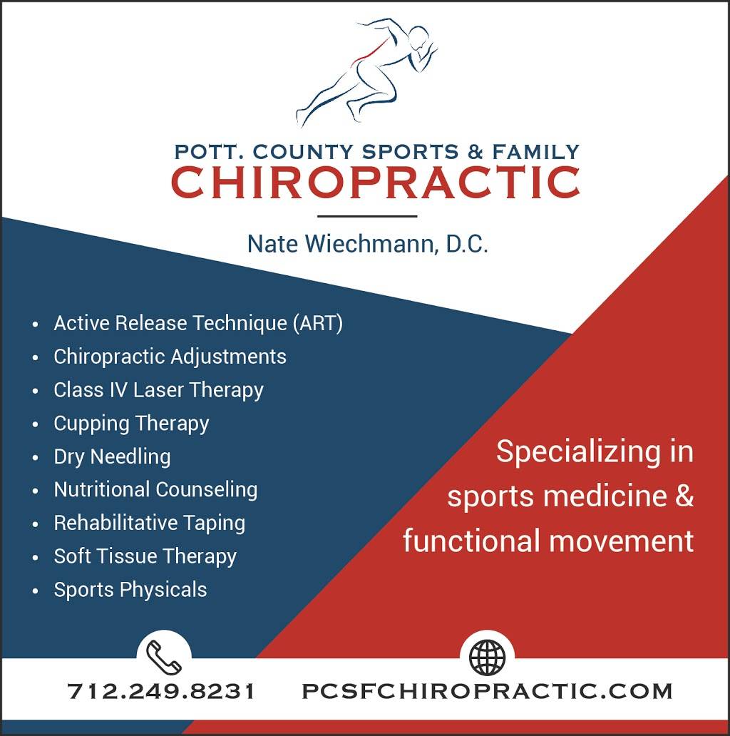 Pottawattamie County Sports & Family Chiropractic | 928 Valley View Dr Suite 1, Council Bluffs, IA 51503, USA | Phone: (712) 249-8231