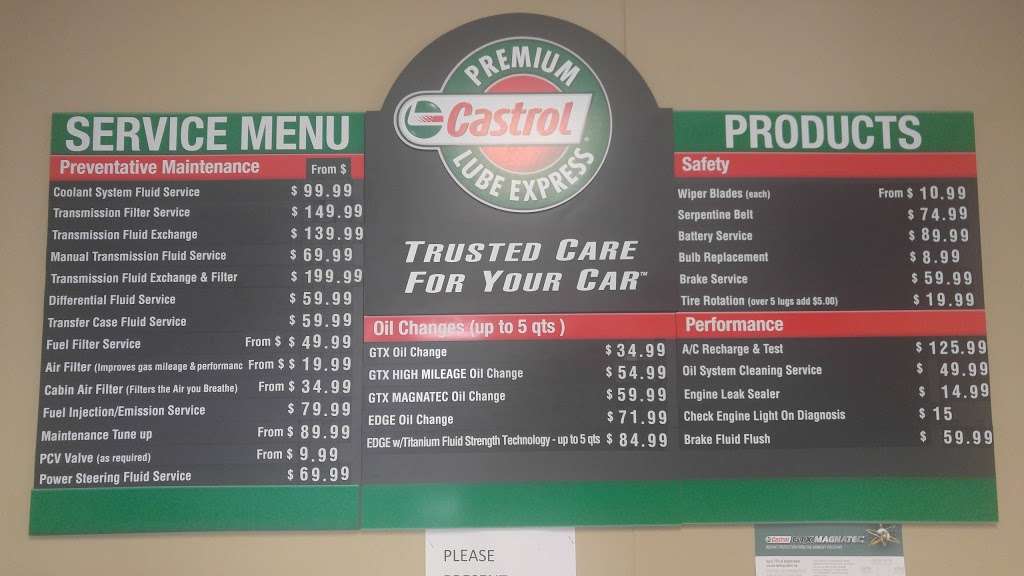 Castrol Premium Lube Express | 195 US-22, Green Brook Township, NJ 08812 | Phone: (732) 424-0111