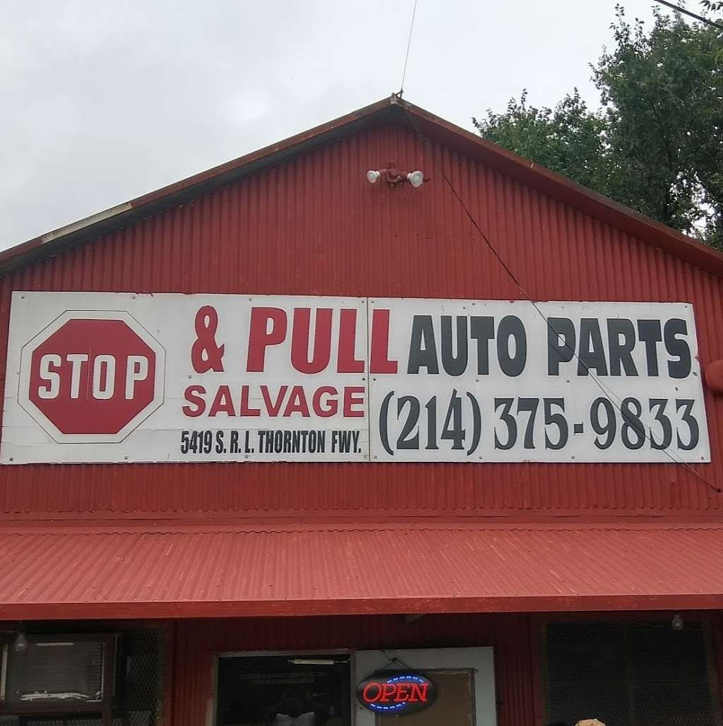 Stop N Pull Auto Parts & Salvage | 1725, 5419 S R L Thornton Fwy, Dallas, TX 75232, USA | Phone: (214) 375-9833