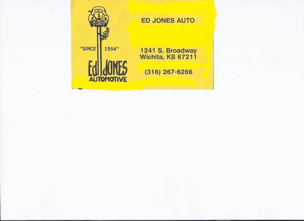 VW SPECIALTIES/ED JONES AUTOMOTIVE | 1241 S Broadway, Wichita, KS 67211, USA | Phone: (316) 267-6266