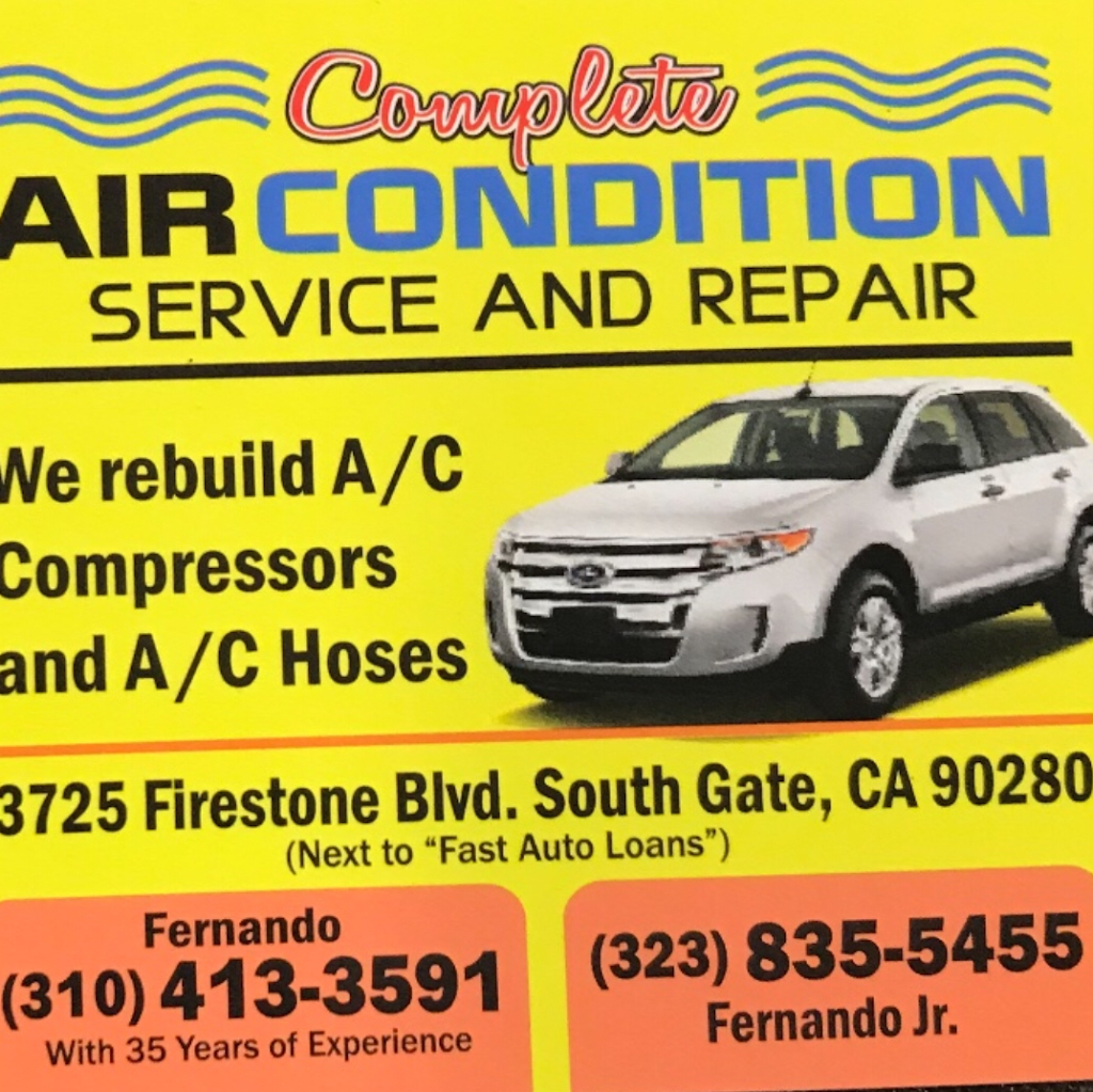 Complete Air Conditioning Service & Repair | 3725 Firestone Blvd, South Gate, CA 90280, USA | Phone: (310) 413-3591