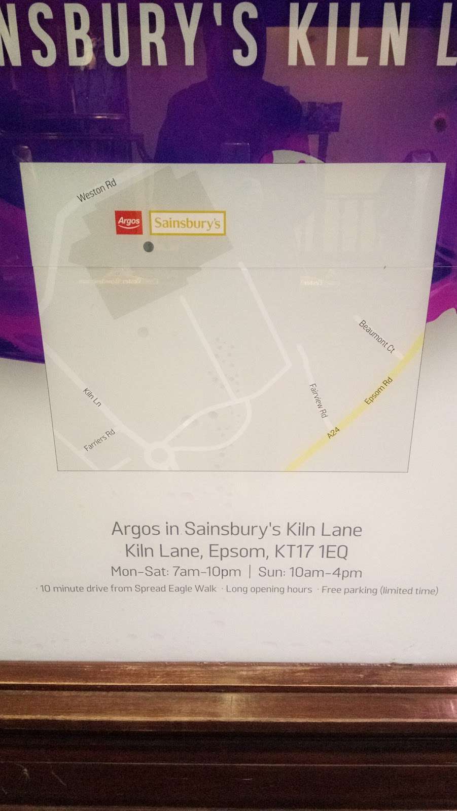 Argos Epsom | Kiln Ln, Epsom KT17 1EQ, UK | Phone: 0345 656 4380