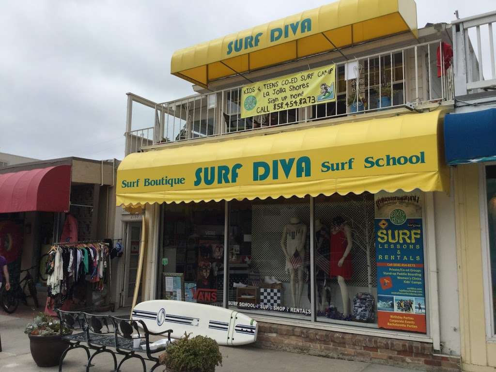 Surf Diva Shop & Surf School | 2160 Avenida De La Playa, La Jolla, CA 92037, USA | Phone: (858) 454-8273