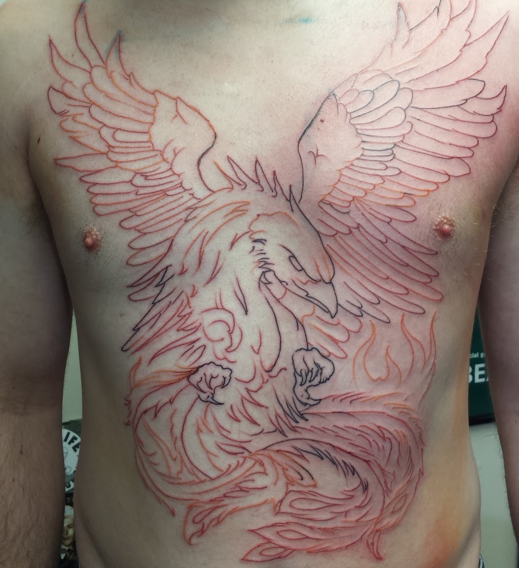 Lionheart tattoo | 121 Main St, New Eagle, PA 15067, USA | Phone: (724) 243-8358