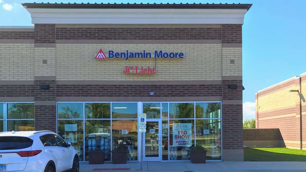 JC Licht Benjamin Moore Paint Store | 23859 W 135th St, Plainfield, IL 60585 | Phone: (815) 676-5333