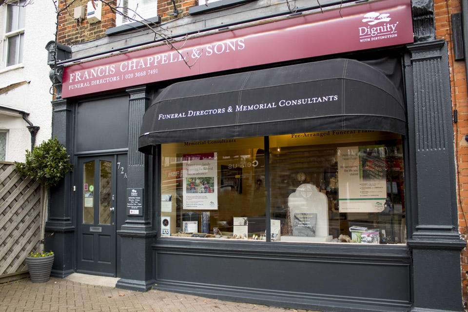 Francis Chappell & Sons Funeral Directors | 72A High St, Chislehurst BR7 5AQ, UK | Phone: 020 3668 7491