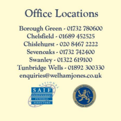 Welham Jones (Funeral & Memorials) | 31 Station Rd, Swanley BR8 8ES, UK | Phone: 01322 619100