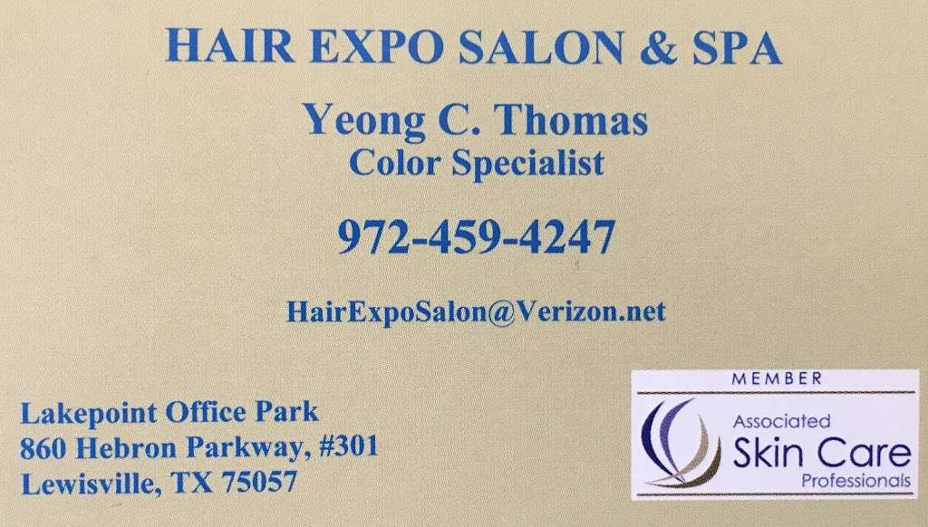 Hair Expo Salon & Spa | 860 Hebron Pkwy #301, Lewisville, TX 75057, USA | Phone: (972) 459-4247