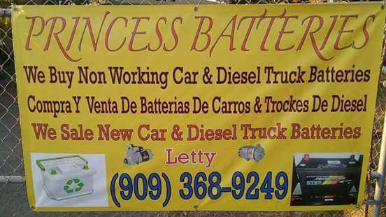 Princess battery | 17848 Taylor Ave, Bloomington, CA 92316, USA | Phone: (909) 368-9249