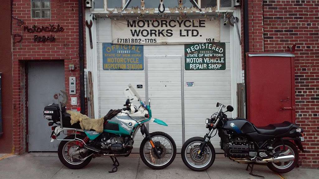 Motorcycle Works Ltd | 166 21st St, Brooklyn, NY 11232, USA | Phone: (718) 802-1705