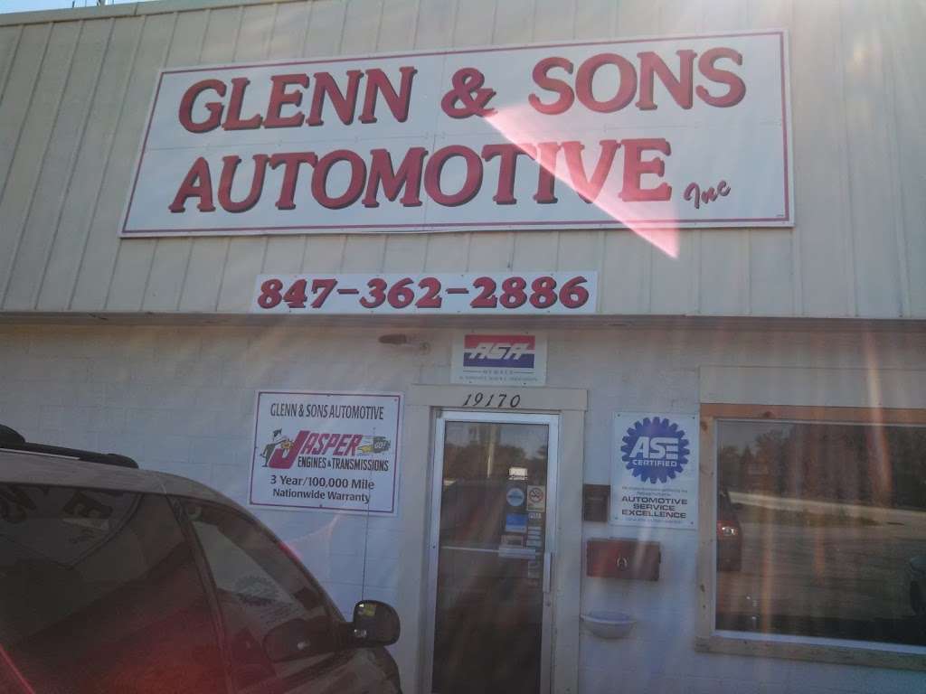 Glenn & Sons Automotive Inc | 19170 IL-137, Libertyville, IL 60048 | Phone: (847) 362-2886