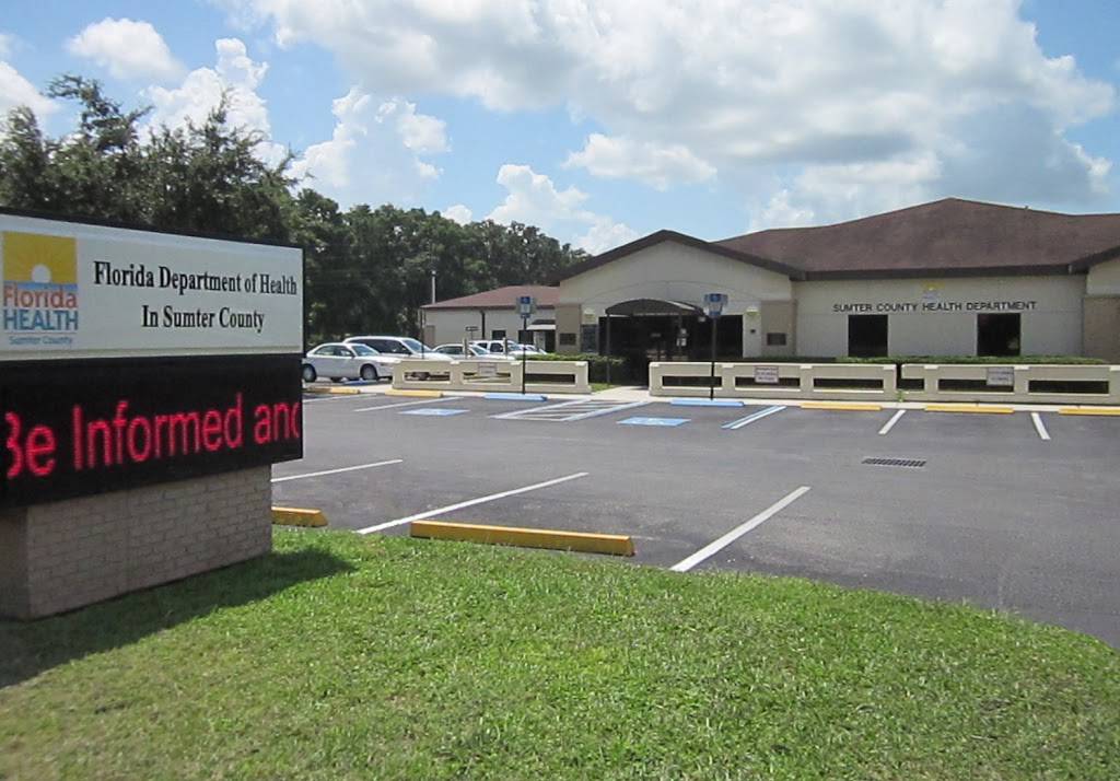 Florida Department of Health in Sumter County | 415 E Noble Ave, Bushnell, FL 33513, USA | Phone: (352) 569-3102