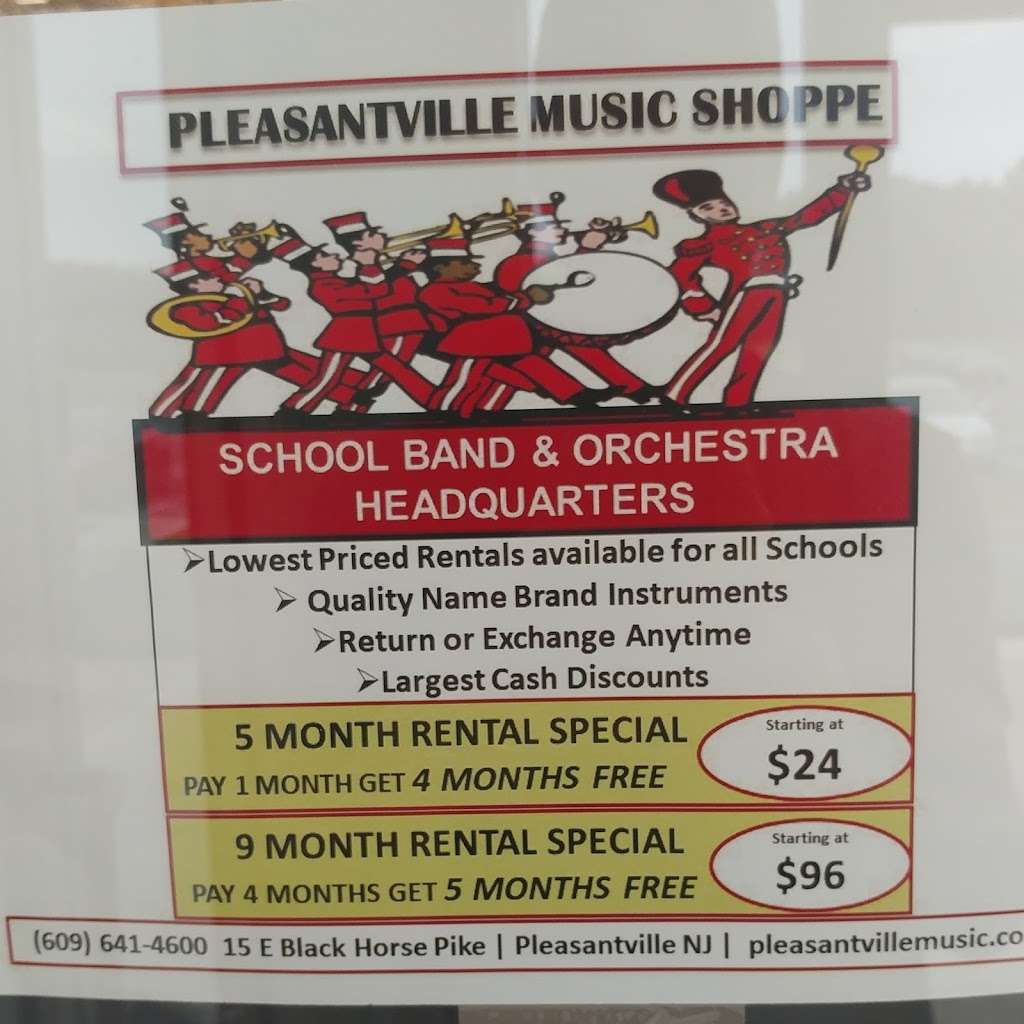 Pleasantville Music Shoppe | 15 E Black Horse Pike, Pleasantville, NJ 08232, USA | Phone: (609) 641-4600