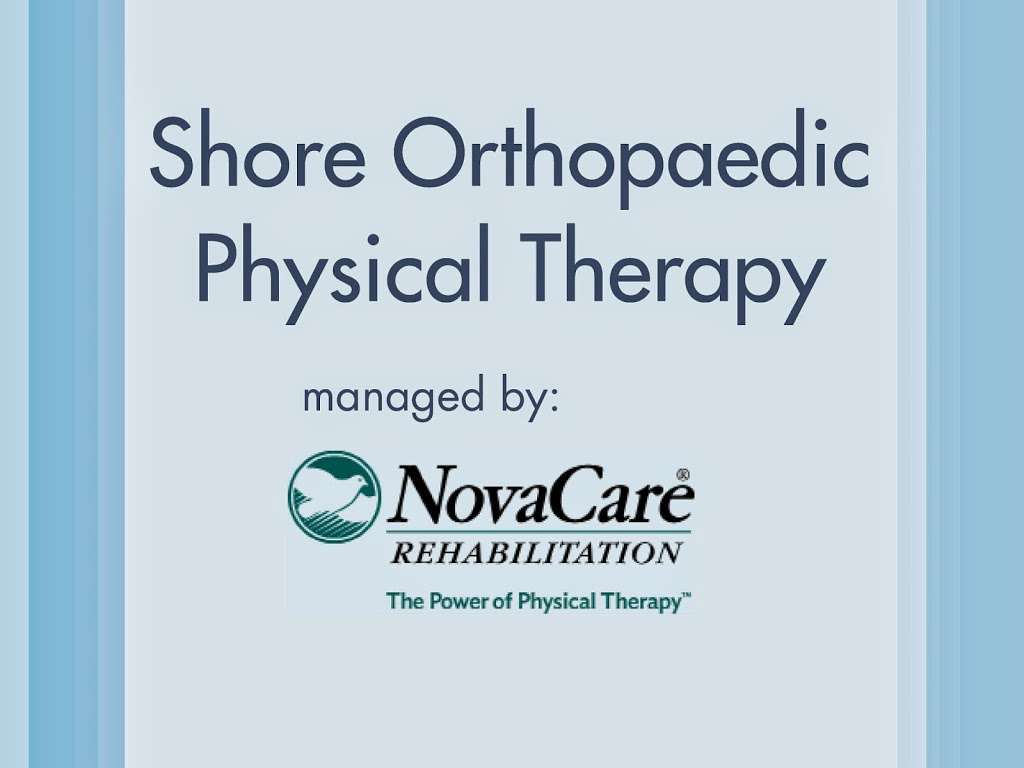 Shore Orthopaedic Physical Therapy | 24 MacArthur Blvd, Somers Point, NJ 08244, USA | Phone: (609) 927-5463