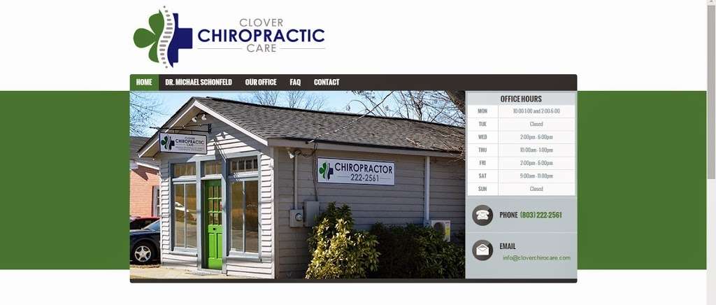 Clover Chiropractic Care, LLC | 216 S Main St, Clover, SC 29710, USA | Phone: (803) 222-2561