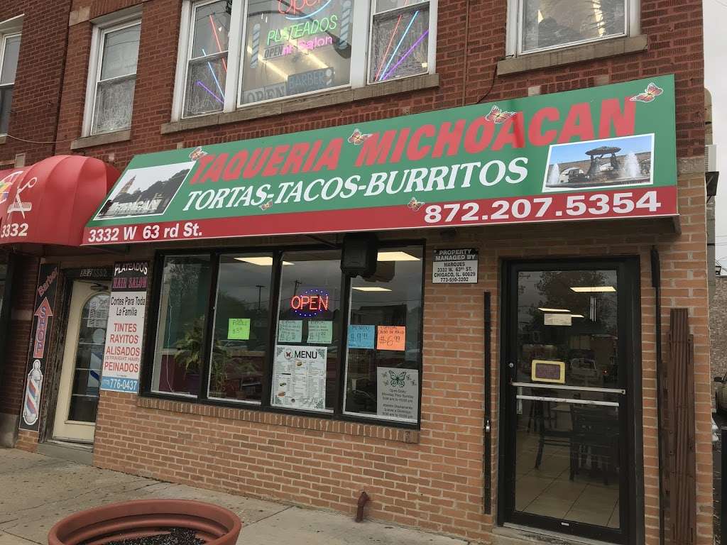 Taqueria Michoacan | 3332 W 63rd St, Chicago, IL 60629, USA | Phone: (872) 207-5354