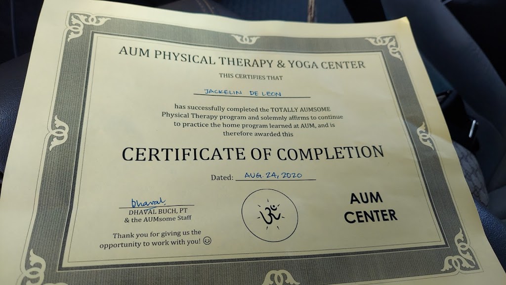 AUM Physical Therapy & Yoga | 1002 Calloway Dr, Bakersfield, CA 93312, USA | Phone: (661) 588-4286