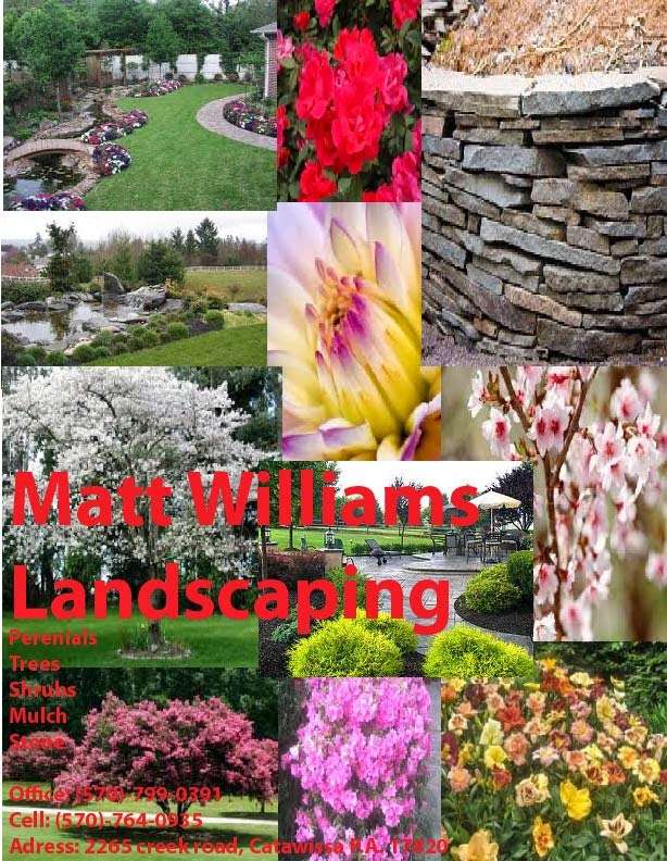 matt williams landscaping | 2265 Creek Rd, Catawissa, PA 17820, USA | Phone: (570) 799-0391