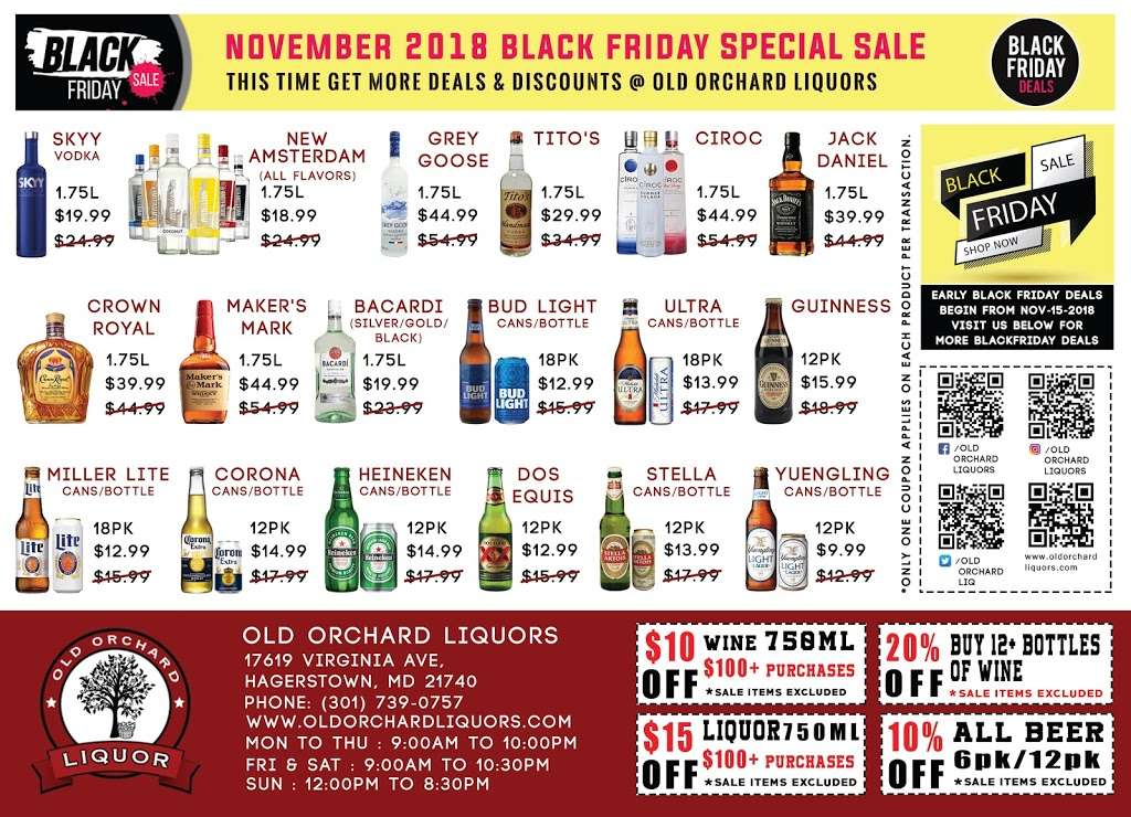 Old Orchard Liquors | 17619 Virginia Ave, Hagerstown, MD 21740 | Phone: (301) 739-0757