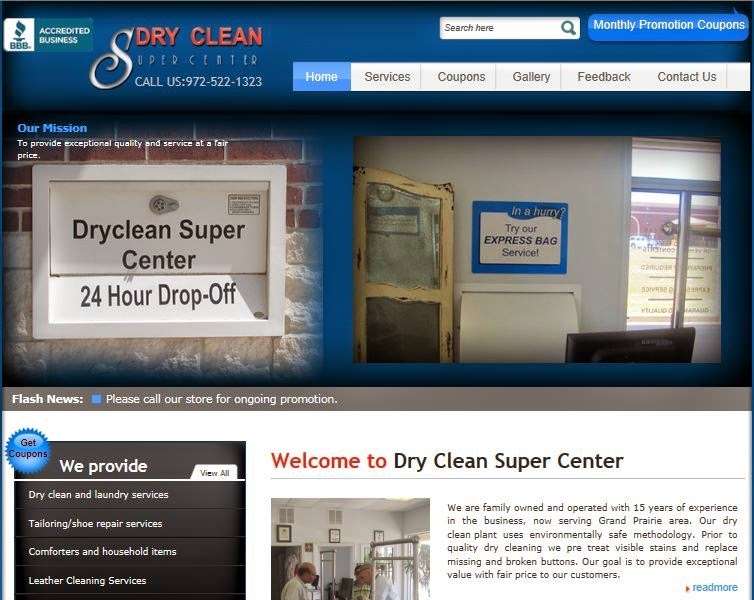 Dry Clean Super Center | 5155 Lake Ridge Pkwy, Grand Prairie, TX 75052, USA | Phone: (972) 522-1323