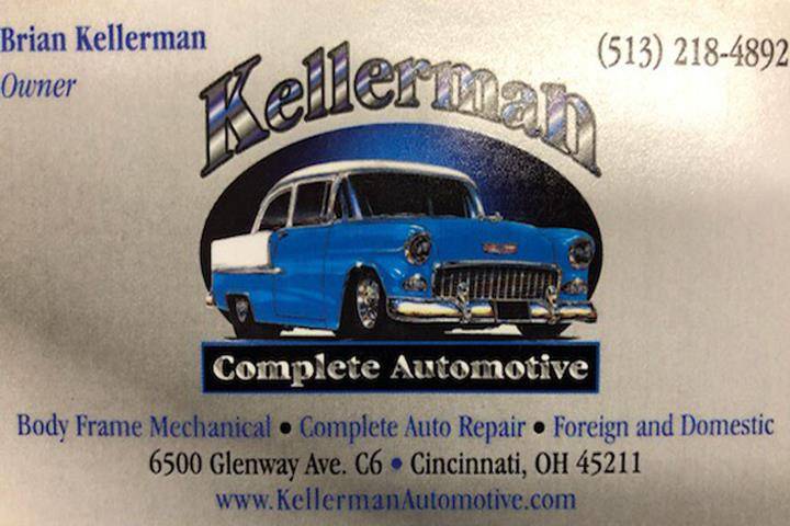 Kellerman Complete Automotive LLC | 6500 Glenway Ave c6, Cincinnati, OH 45211, USA | Phone: (513) 218-4892