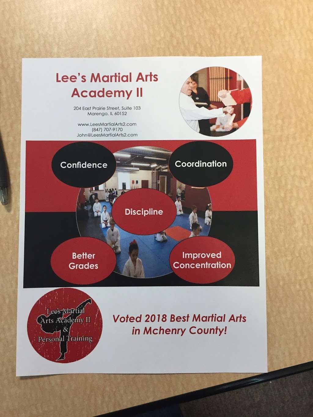 Lees Martial Arts Academy II | 204 E Prairie St, Marengo, IL 60152, USA | Phone: (847) 707-9170