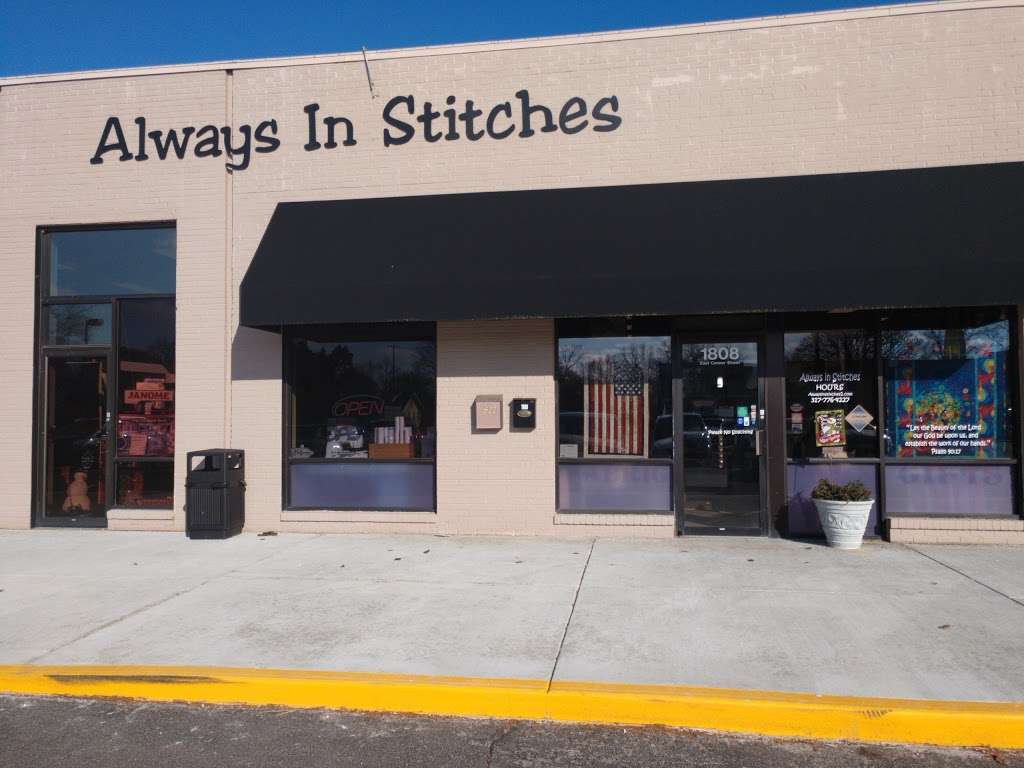 Always In Stitches | 1808 Conner St, Noblesville, IN 46060, USA | Phone: (317) 776-4227