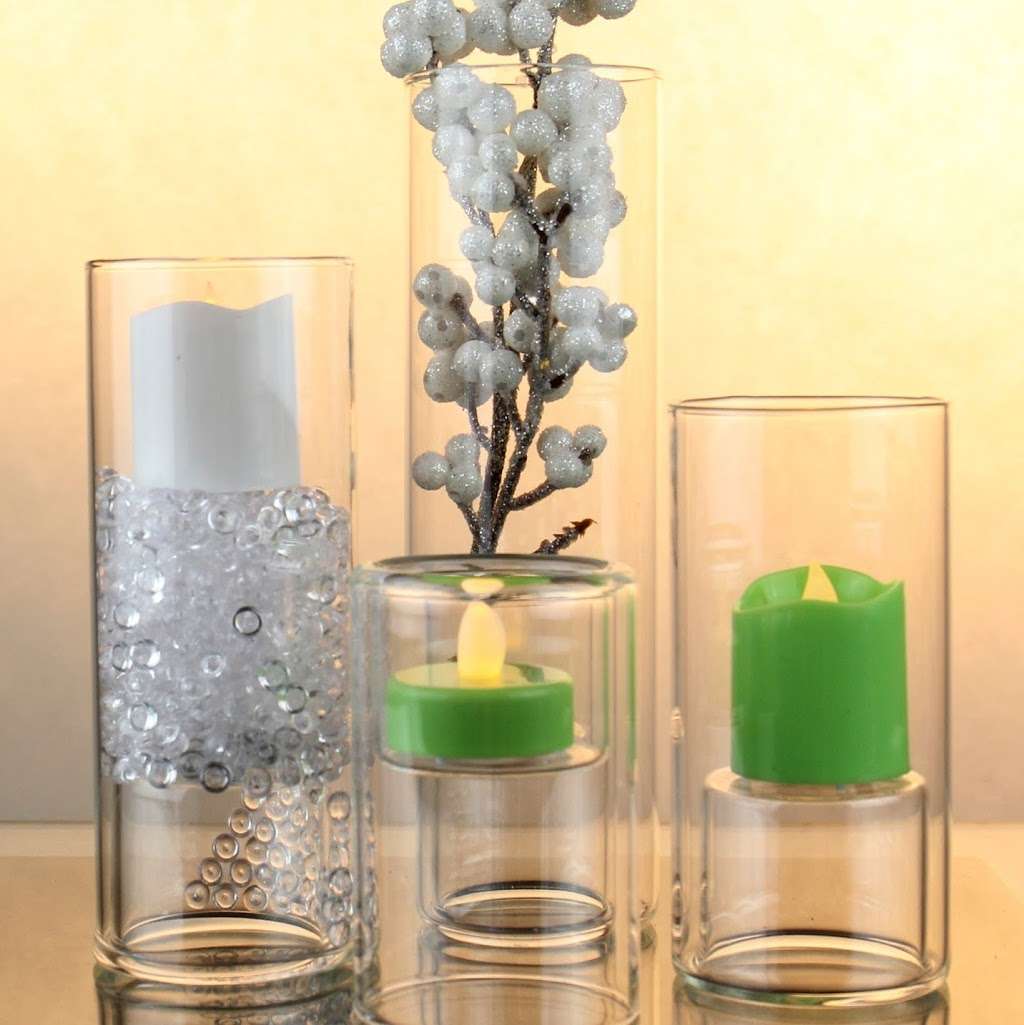 Clear Glass Vases Wholesale Supplier - CYS Excel Inc | 5151 Commerce Dr, Baldwin Park, CA 91706 | Phone: (562) 699-1481