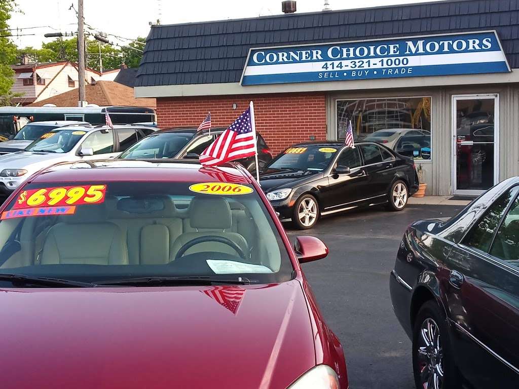 CORNER CHOICE MOTORS | 9200 W Oklahoma Ave, Milwaukee, WI 53227, USA | Phone: (414) 321-1000