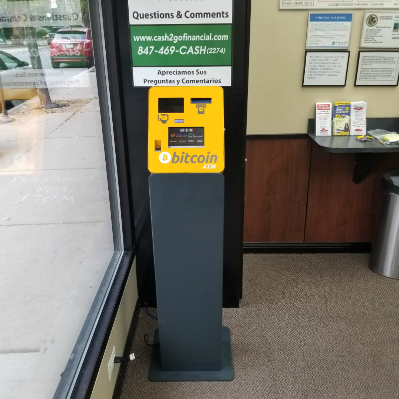 Digital Cash 2 Go - Bitcoin ATM | 3503, 1802 W Addison St, Chicago, IL 60613 | Phone: (312) 866-2646