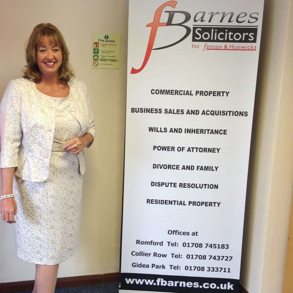 F Barnes Solicitors Lawyer 20 Balgores Square Romford Rm2