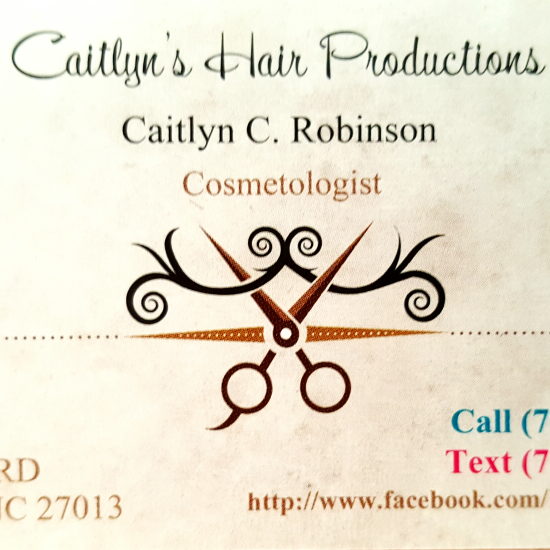 Caitlyns Hair Productions | 114 Powlas Rd Suite A, Cleveland, NC 27013, USA | Phone: (704) 278-2904