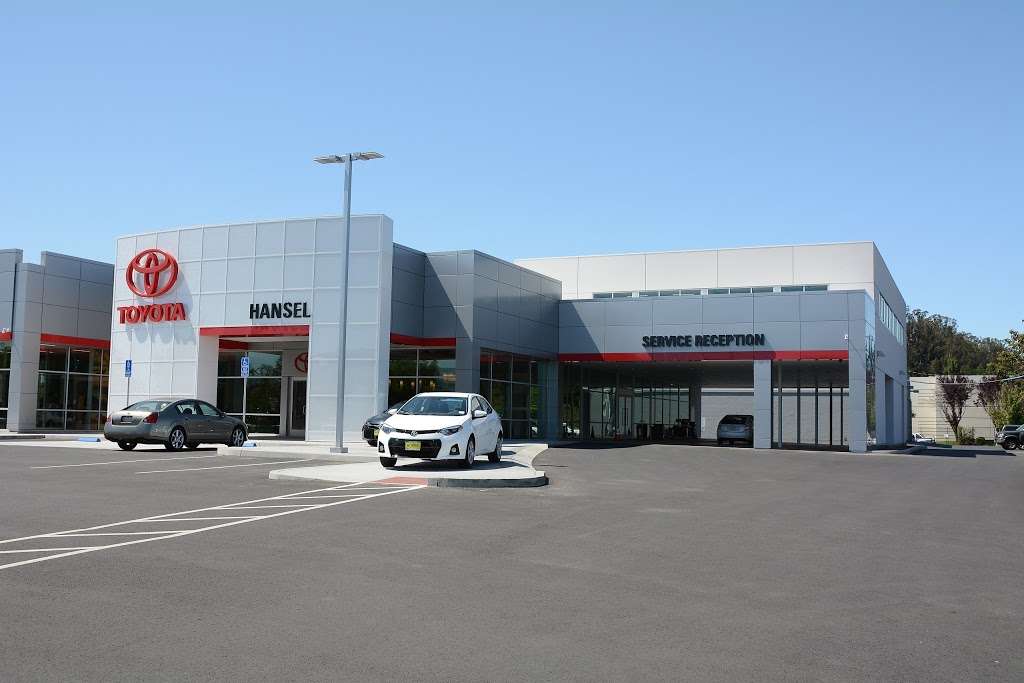 Hansel Toyota | 1125 Auto Center Dr, Petaluma, CA 94952, USA | Phone: (707) 682-5478